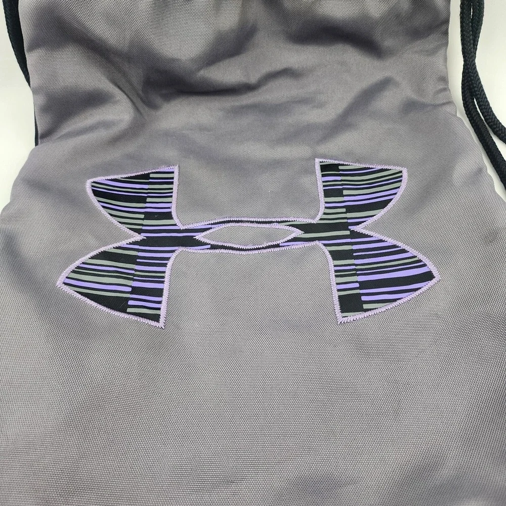 Under Armour Purple‎ sackpack drawstring backpack with drawstring holder Gray